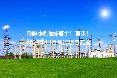 電解水制氫 | 首個！首條！2024年10月氫能項目匯總
