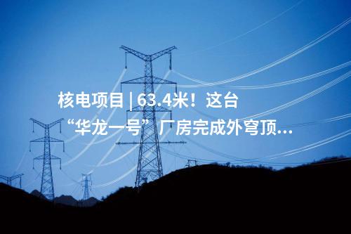 核電項目 | 63.4米！這臺“華龍一號”廠房完成外穹頂結(jié)構(gòu)封頂