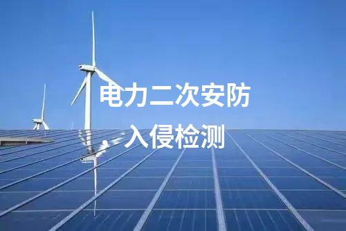 電力二次安防,入侵檢測
