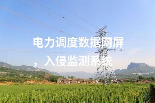 電力調(diào)度數(shù)據(jù)網(wǎng)屏,入侵監(jiān)測系統(tǒng)