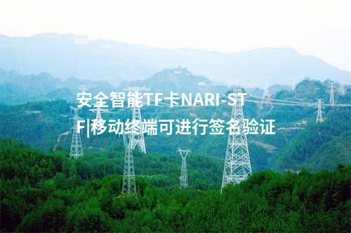 安全智能TF卡NARI-STF|支持多級目錄結構的建立