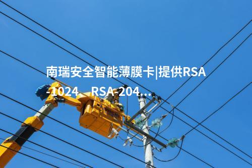 南瑞安全智能薄膜卡|提供RSA-1024、RSA-2048、SM2-256等算法。